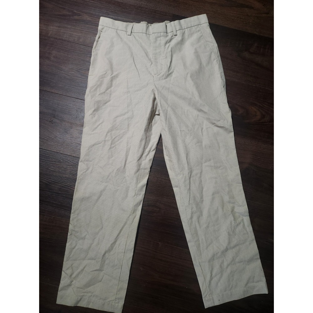Tommy Hilfiger‎ Mens Gray Pattern Dress Pants Trousers Business Casual 35 x 32